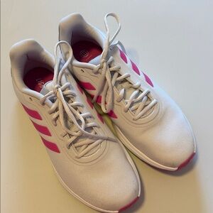 adidas Gray and Pink Athletic Shoes